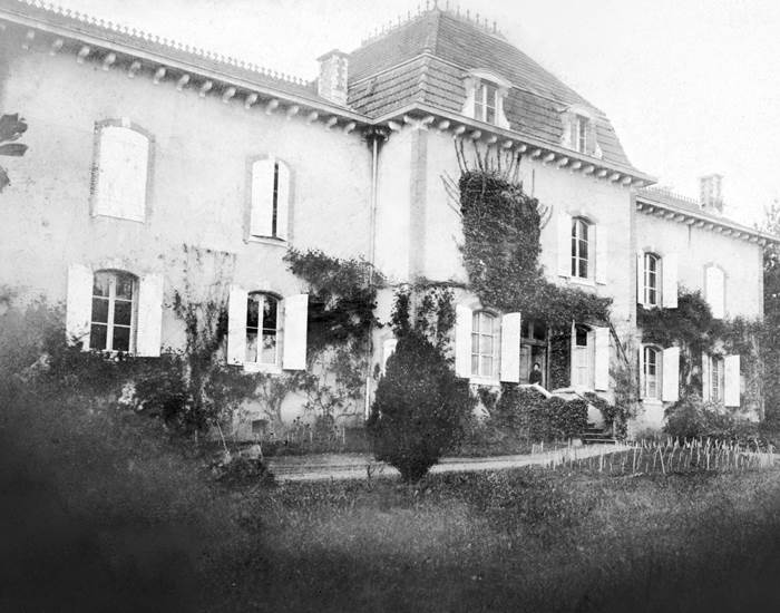 Le château dans les années 1950