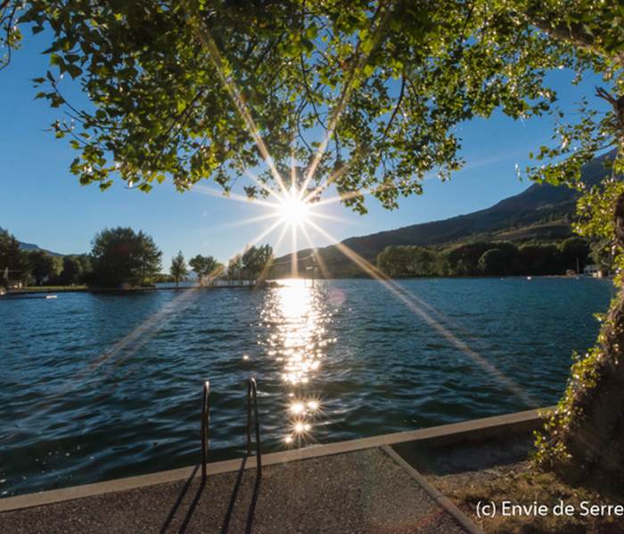 Le plan d'Eau d'Embrun