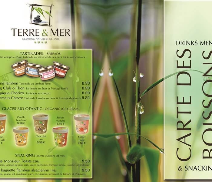 Carte boissons & snacking 2024 recto