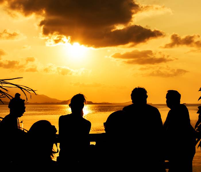L'Orée du Maïdo - sunset entre amis