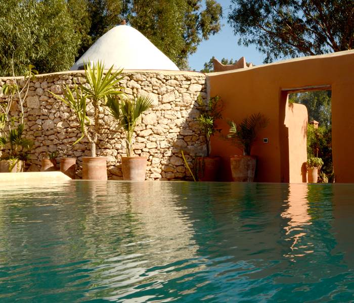 piscine et jardins