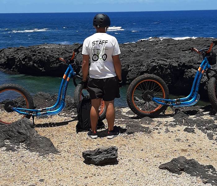 explorer Etang Salé en trotinette électrique avec Ze Trott'Run