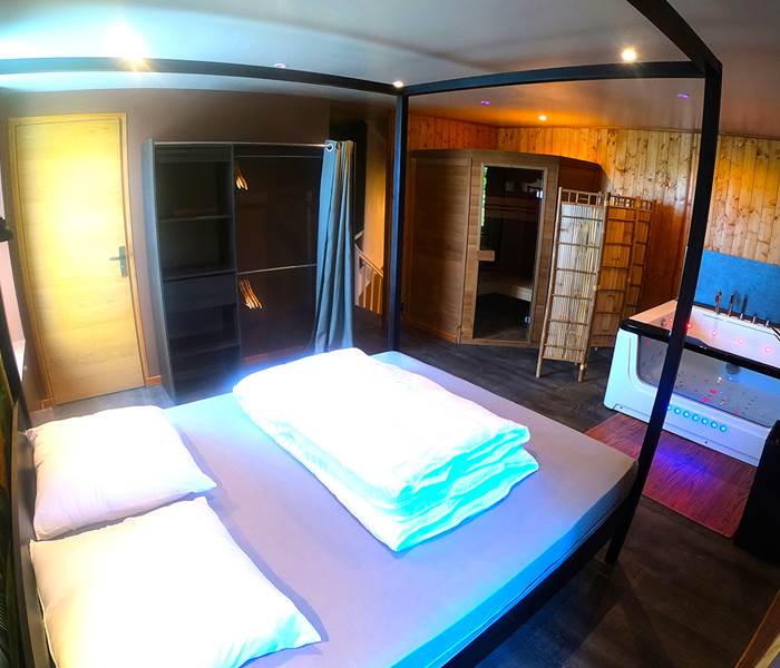Chambre du gite Nature & Spa