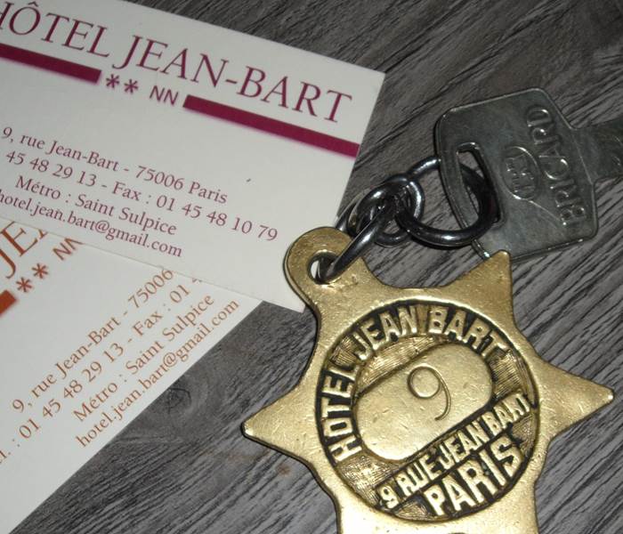 carte visite hotel jean bart paris 6 rue jean bart