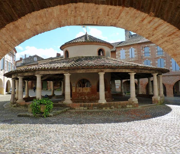 L'emblématique halle d'Auvillar