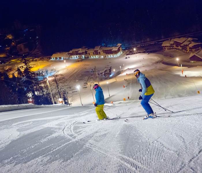 Ski nocturne, La Bresse Hohneck