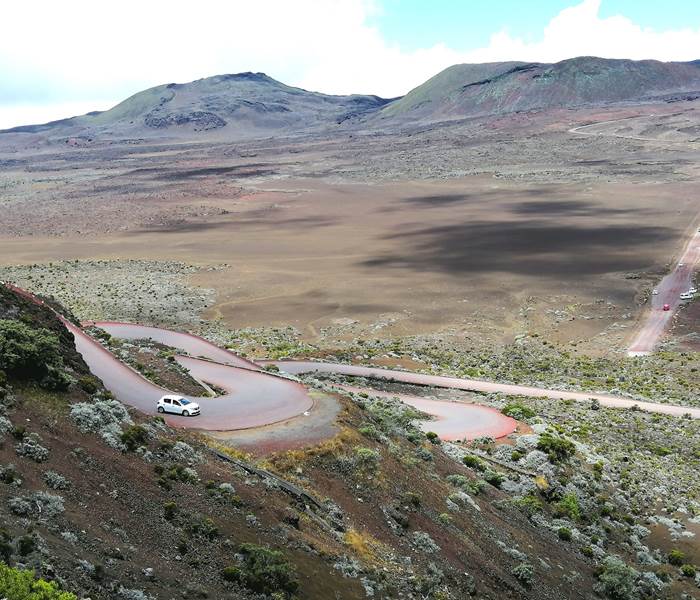 Sur la route du volcan