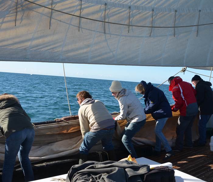 Manœuvre à bord du Corentin