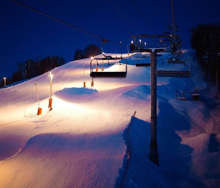 Ski nocturne, La Bresse Hohneck