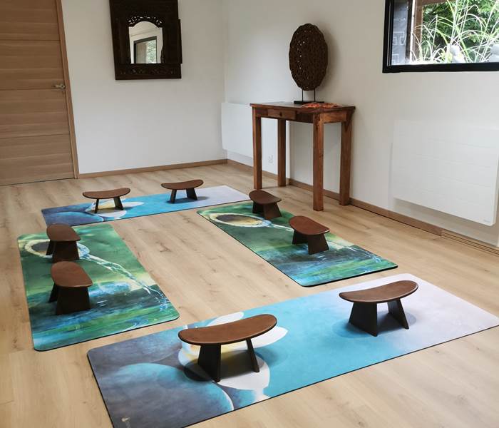 salle méditation yoga chambre d'hôtes morbihan bretagne spa séjour bien être repos ressourcement cure ayurvédique