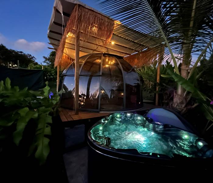 Dom nature lodge & spa jacuzzi