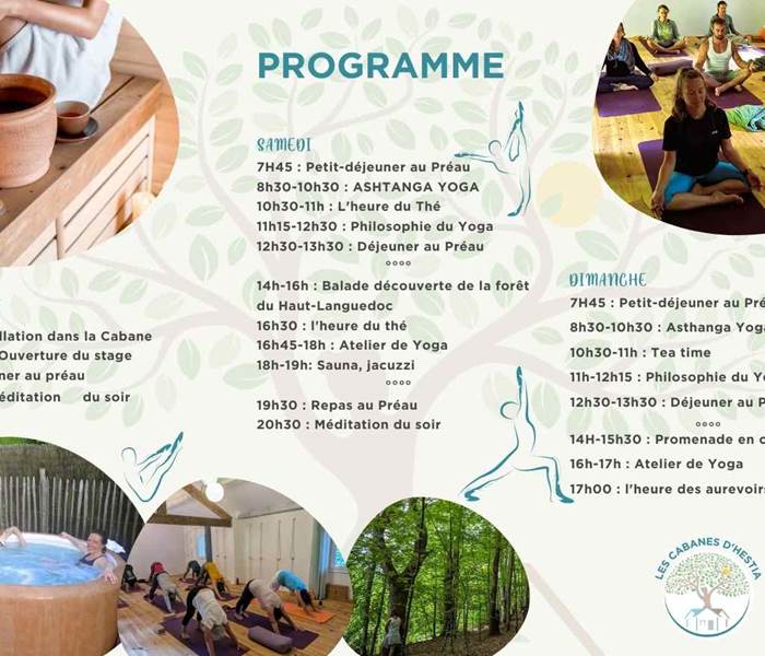 Programme des 3 jours de stage