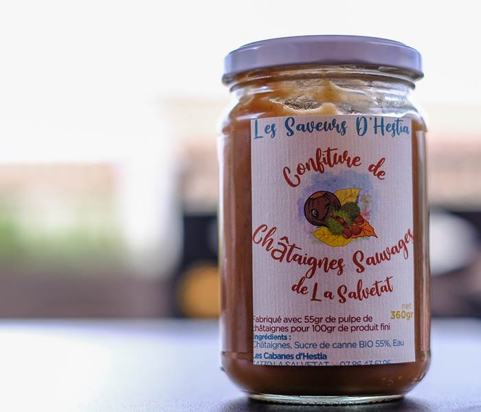 Confiture issue de la chätaigneraie du Domaine