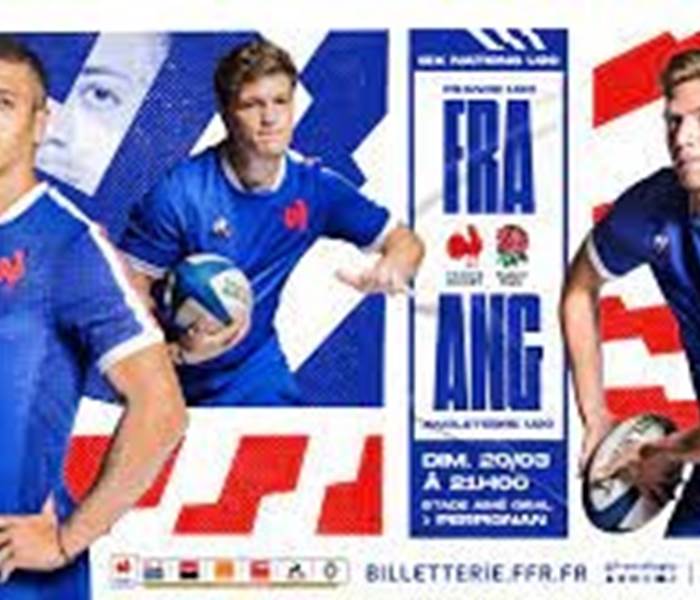 TOURNOI DES VI NATIONS U20 STADE DU HAMEAU LE 15 MARS 2024