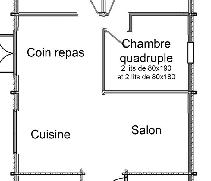 Chalet Komodo - Plan