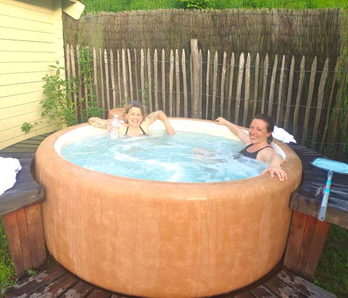 Soins du jacuzzi