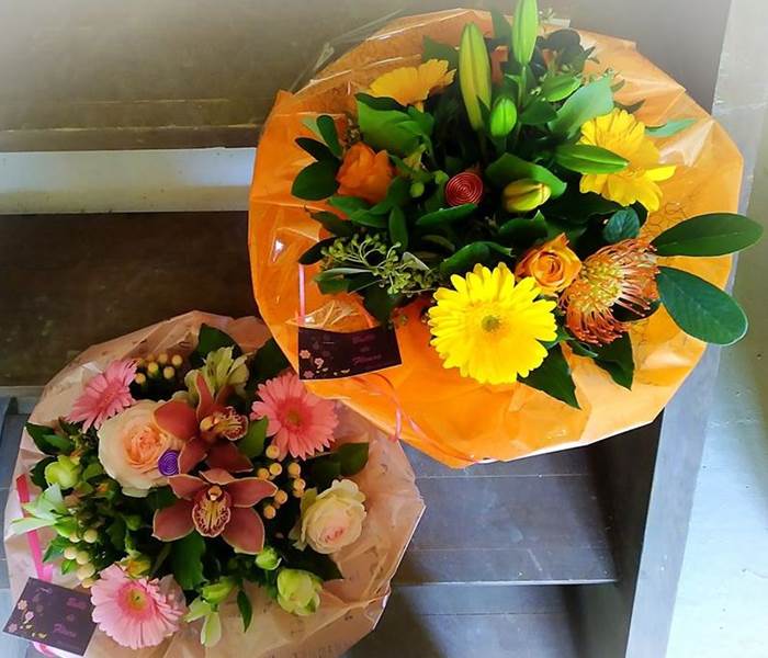 Bulle de Fleurs- Bouquet rond bulle  =  40 €