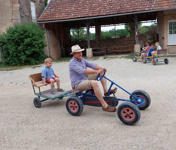 Les joies du KARTING en famille