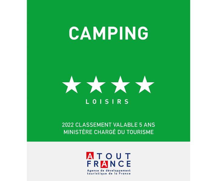 Panonceau_Camping_Loisirs_4_étoiles_2022