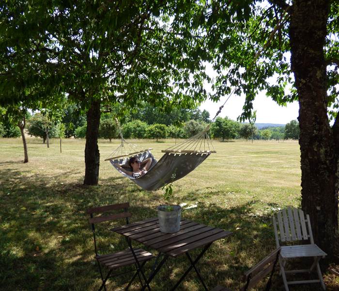 Espace détente hamac