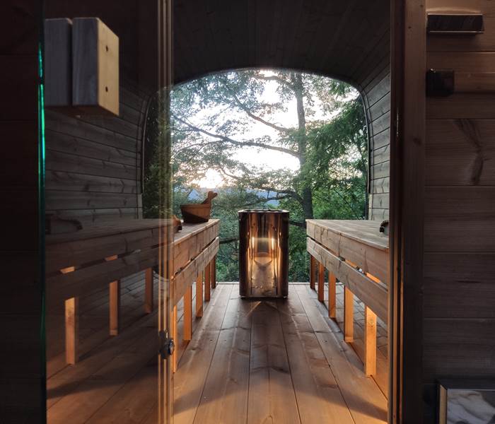 Intérieur du Sauna