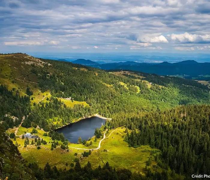 Le lac du Forlet, dit aussi "lac des Truites"