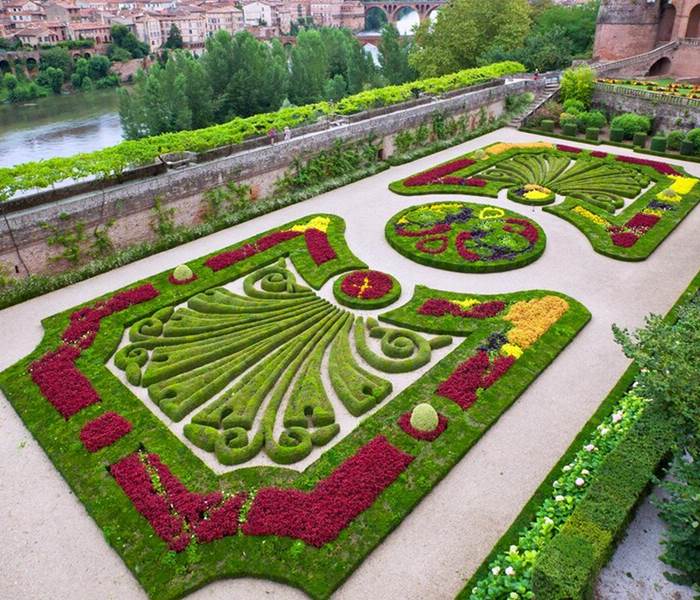 jardins du palais de la Berbie Albi Tarn