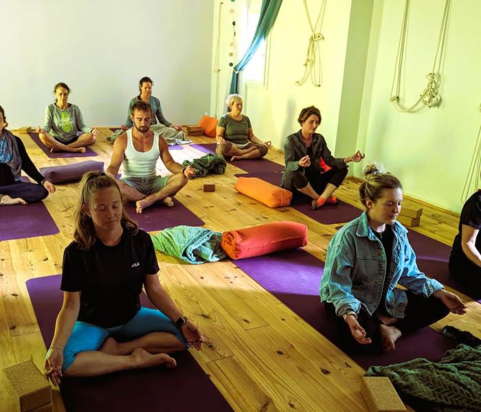 La salle de yoga