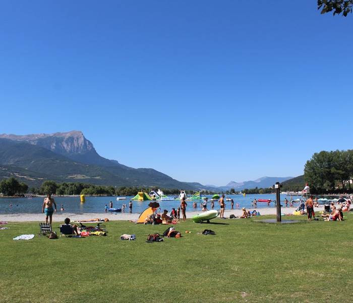 Le plan d'Eau d'Embrun
