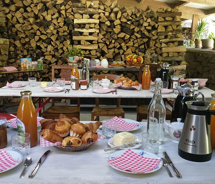 Petit-déjeuner groupe