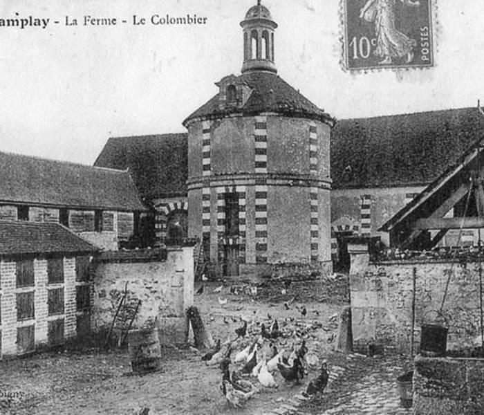 En 1905, carte postale de la basse-cour