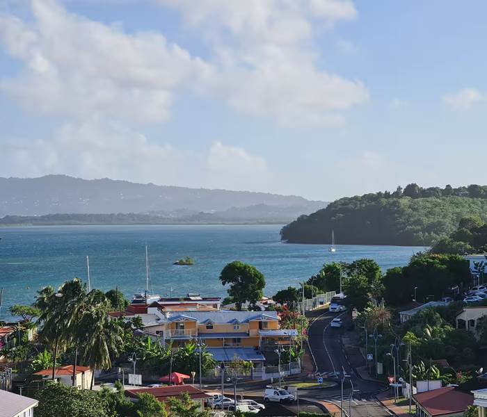 Belle vue sur la baie de Fort de France