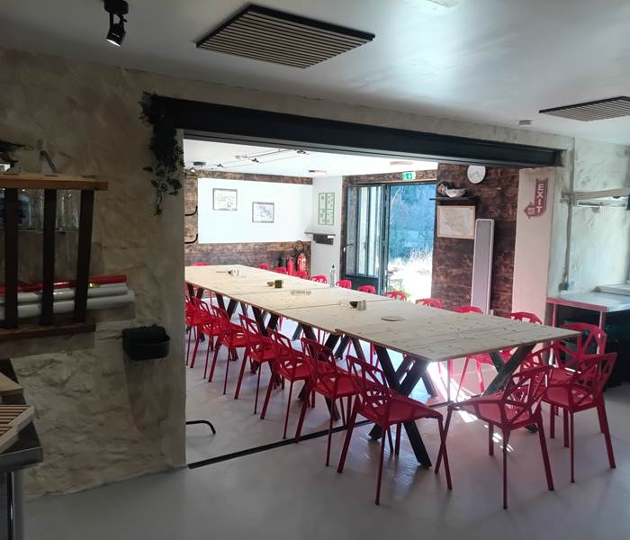 Les gîtes de Moussan - salle commune