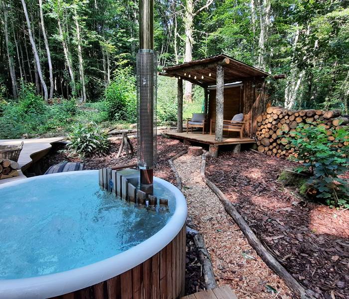 Le bain nordique de l'espace bien-être privatif