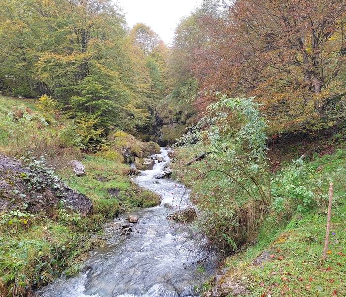 Paysages des Pyrénées Béarnaises - L'automne vers le cirque de Lescun