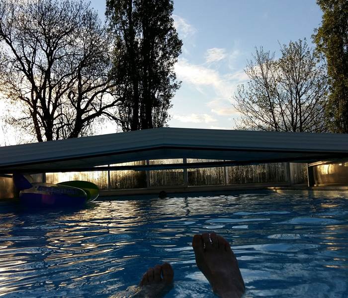 Les pieds dans l'eau !