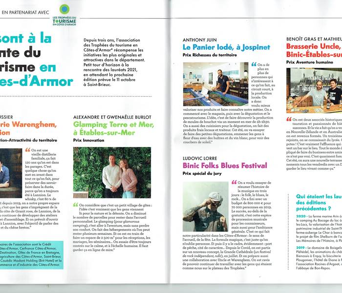 Article magazine Bretons juin 2022
