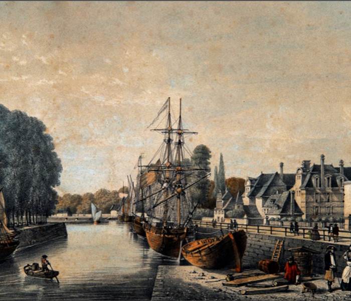 Quimper en 1850