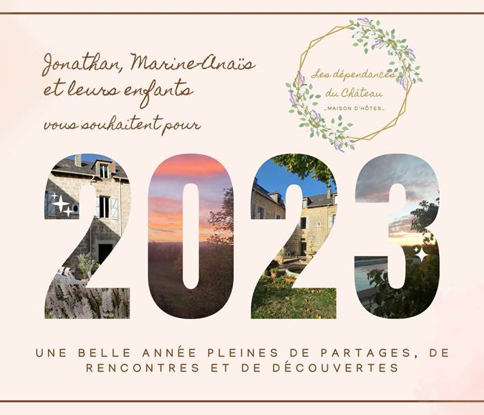carte voeux bonne année 2023