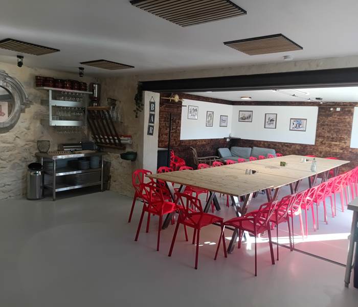 Les gîtes de Moussan - salle de recéption