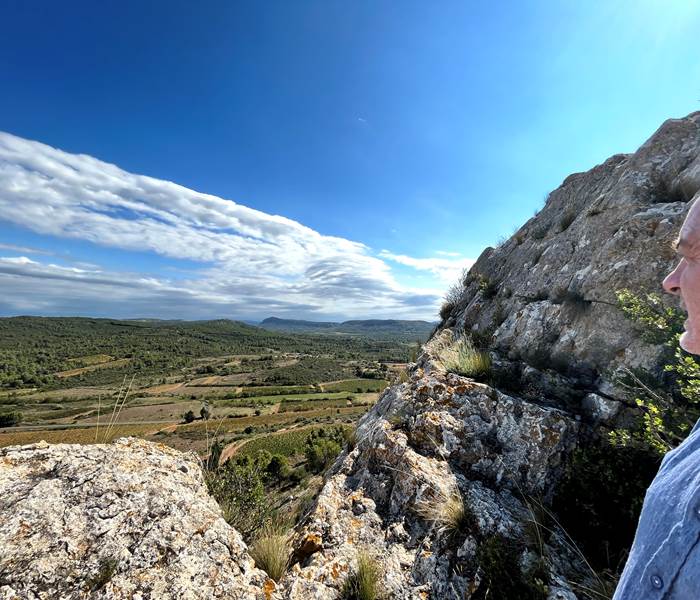 randonnée au départ des Gites Corbieres vers les vestiges de l'ancien château de Montséret