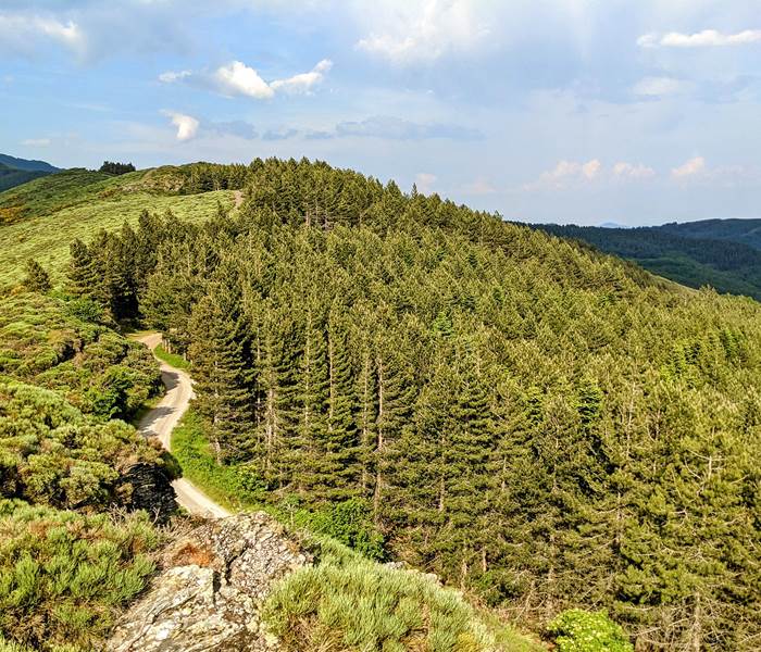Ligne cretes Gard Aveyron