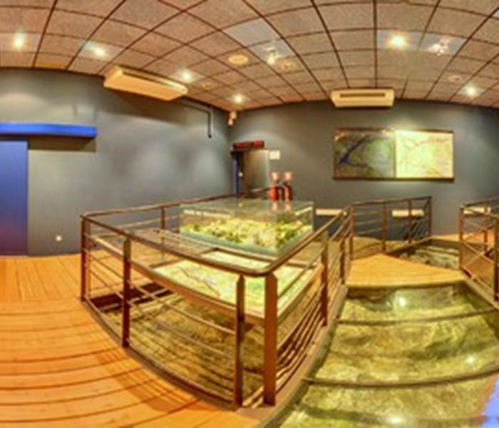 La salle des maquettes - Muséoscope du Lac