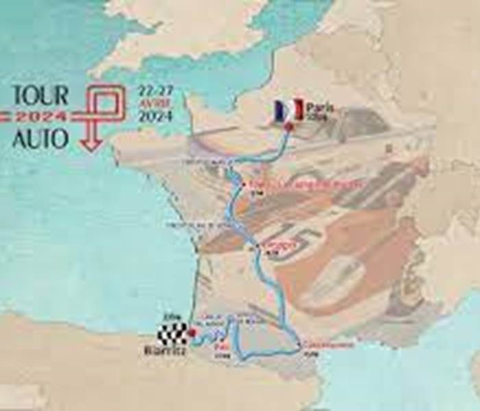 PAU VILLE ETAPE DU TOUR AUTO 2024 LE 26 AVRIL 2024