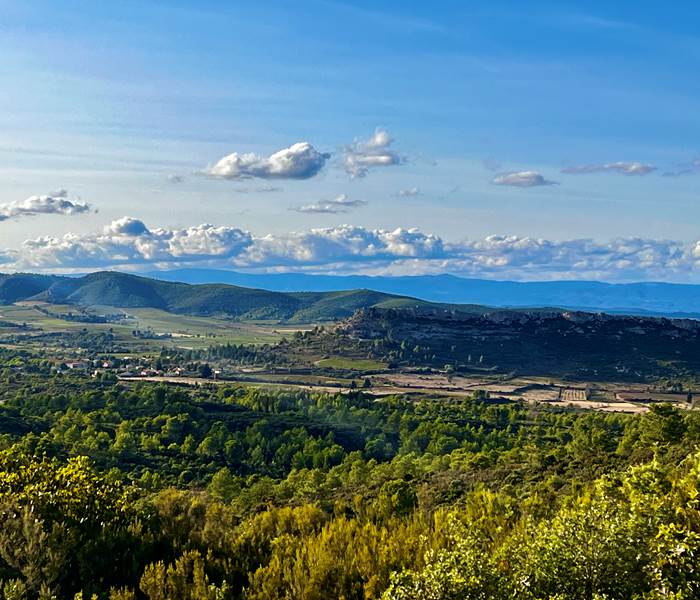 Randonnée sur les hauteurs de Montésret depuis les Gîtes Corbières