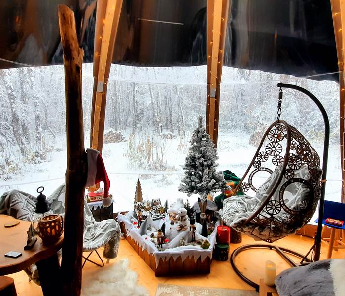 Intérieur de la bulle