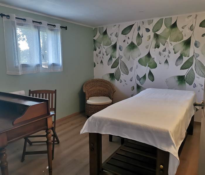 salle de massage maison d'hôtes bien être bretagne morbihan cure ayurvédique séjour détente repos ressourcement