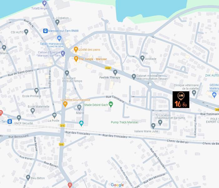 plan de marssac sur tarn