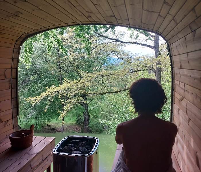 Dans la SAUNA