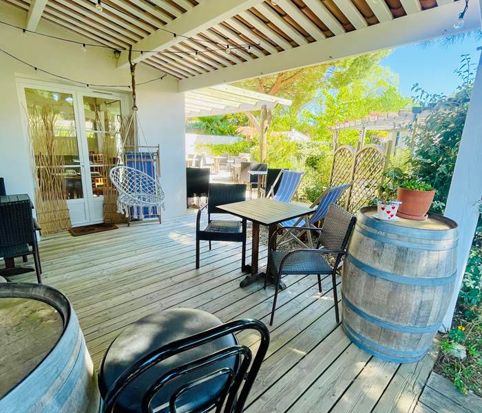 Terrasse couverte